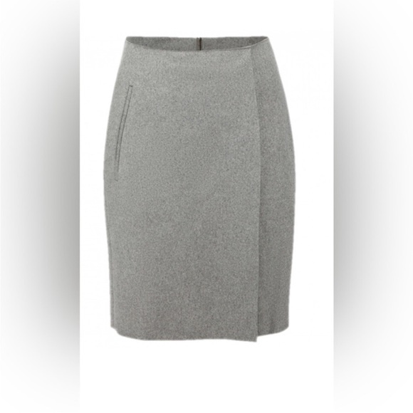 Acne Studios PAIT RAW PAW15 NEW Skirt Grey Wool small
